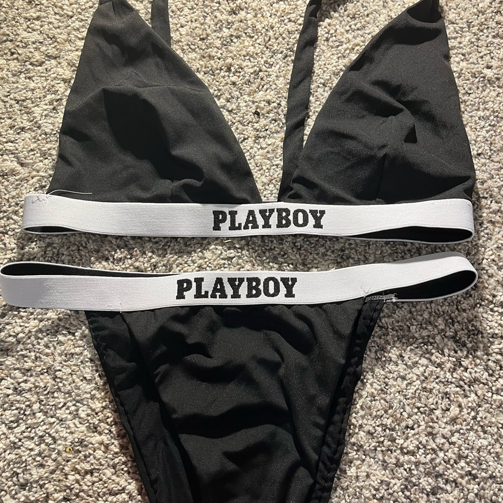 Playboy Black underwear Set